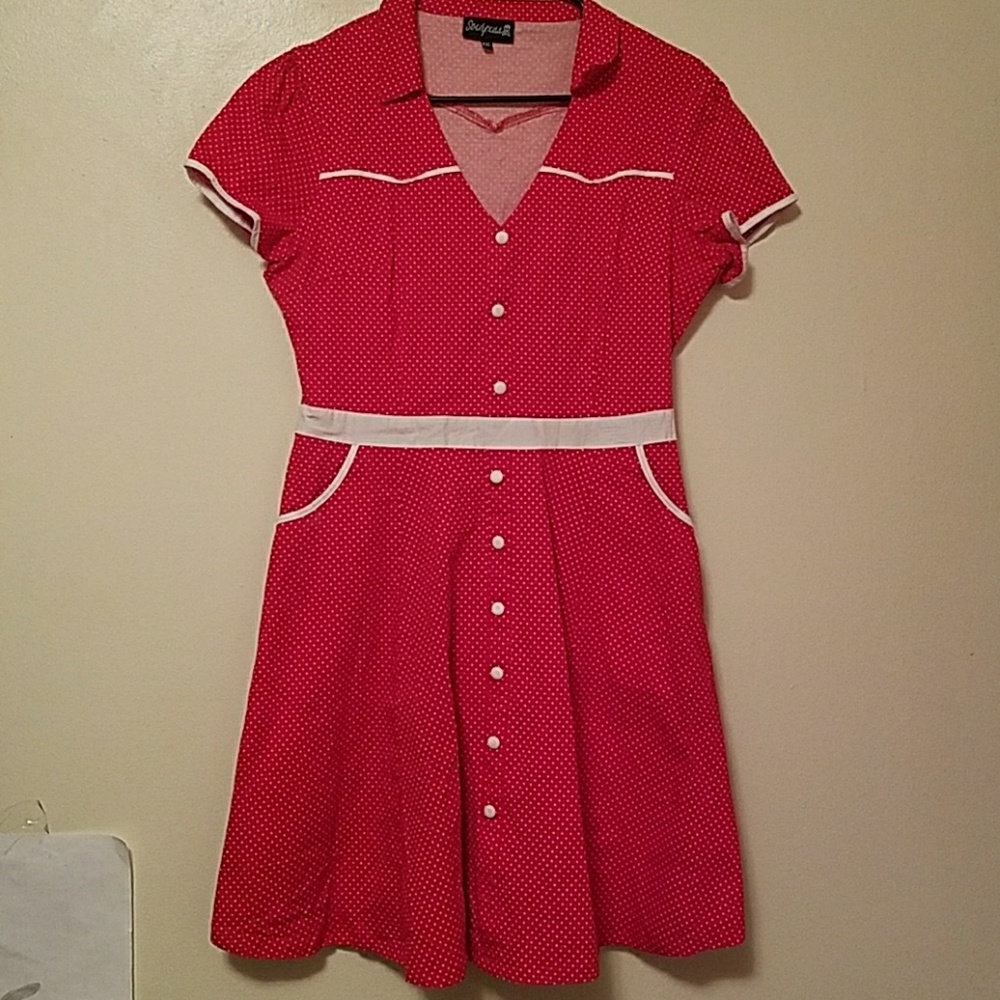 Sourpuss Retro/Rockabilly dress Size XXL